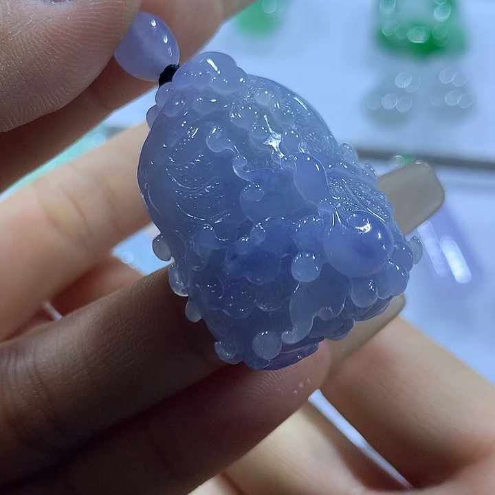 翡翠未镶嵌颈饰天然翡翠A货吊坠