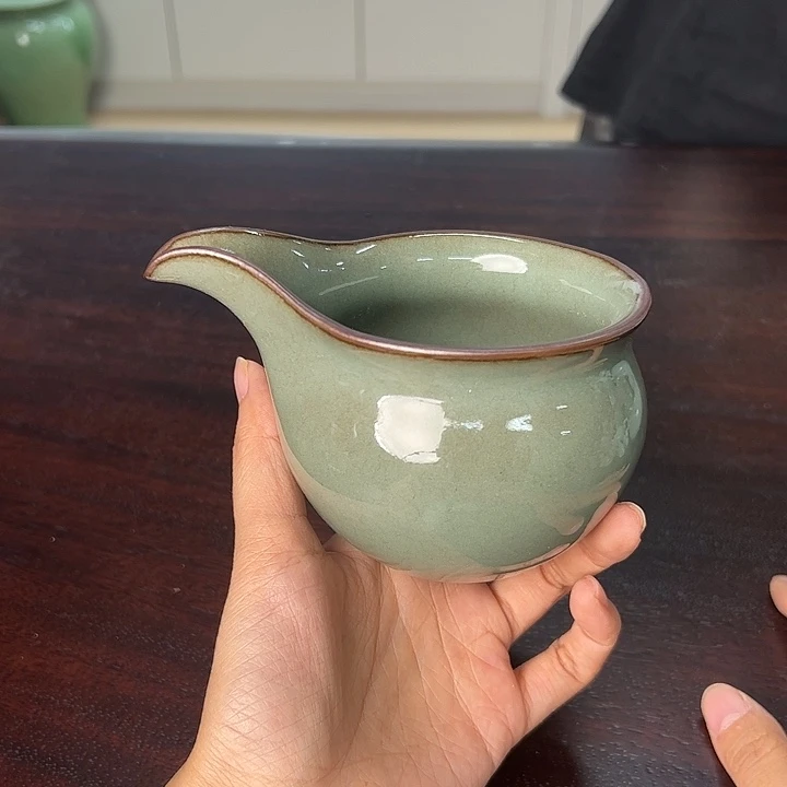 龙泉云间青瓷小米茶器
