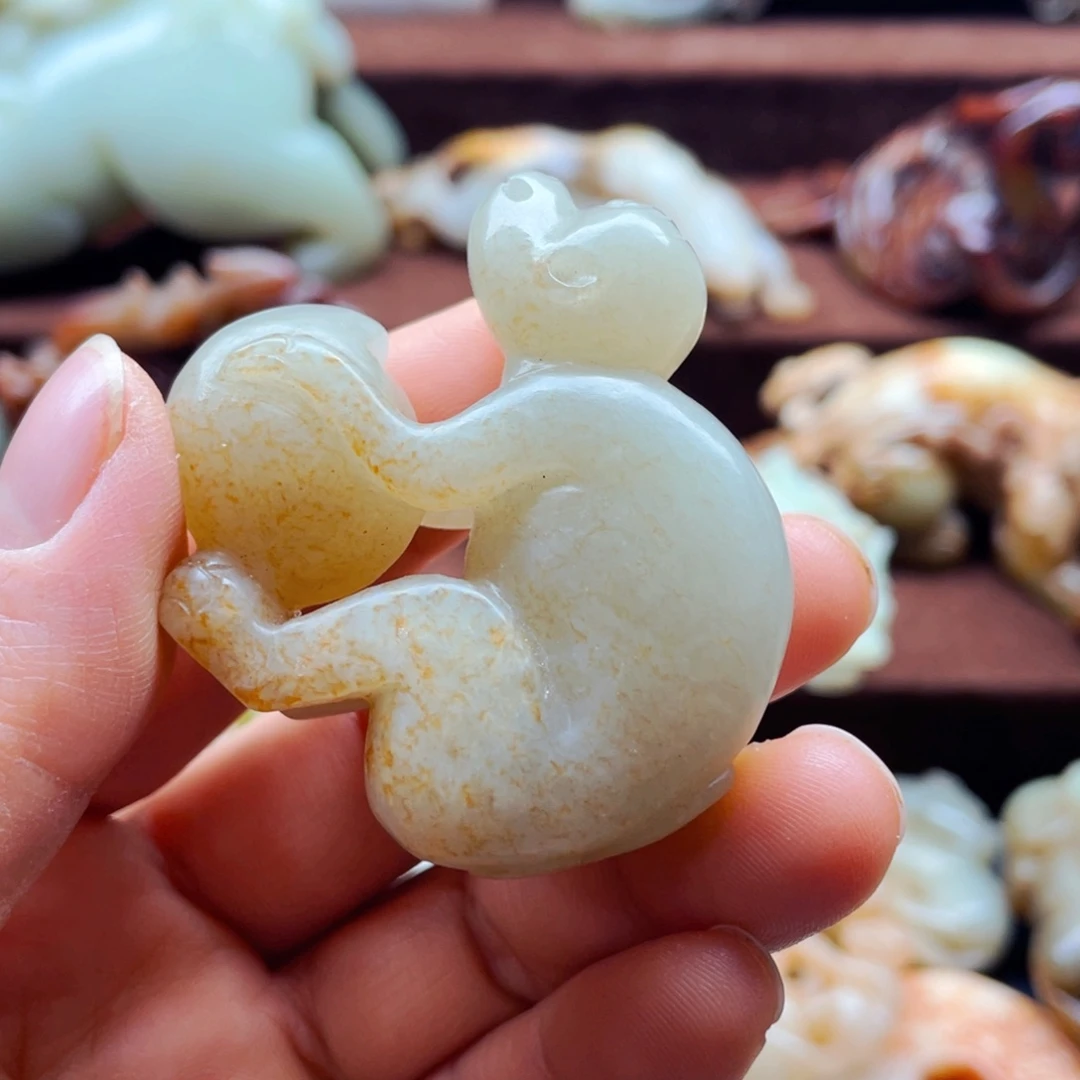 吊坠白玉菩提摆件