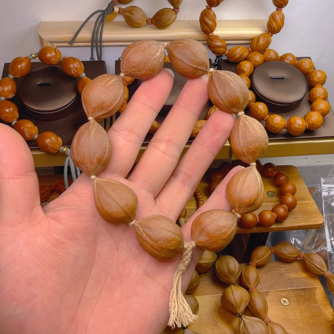 橄榄核手串/手链2230梅林红油核