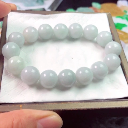 翡翠未镶嵌颈饰H*H手串