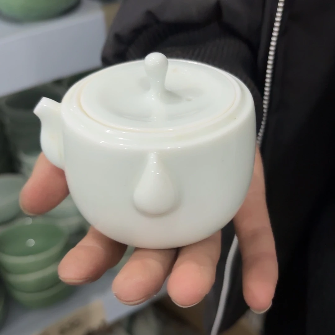 龙泉云间青瓷小米茶器