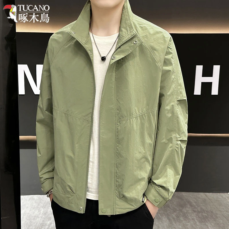 TUCANO/啄木鳥秋季新款男士立领夹克韩版时尚潮流外套休闲上衣