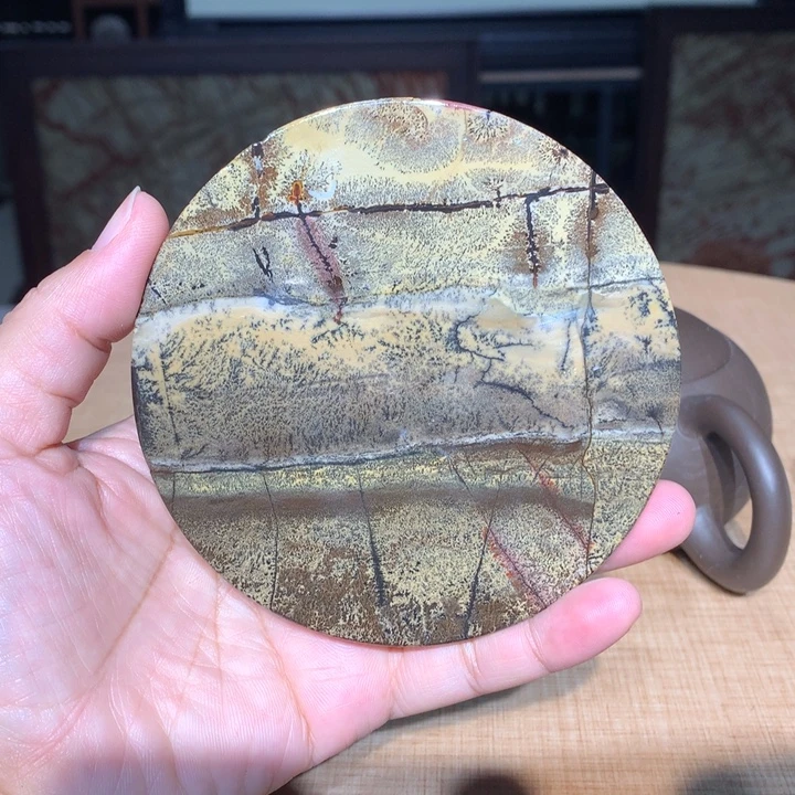 ，广西国画石摆件，收藏观赏