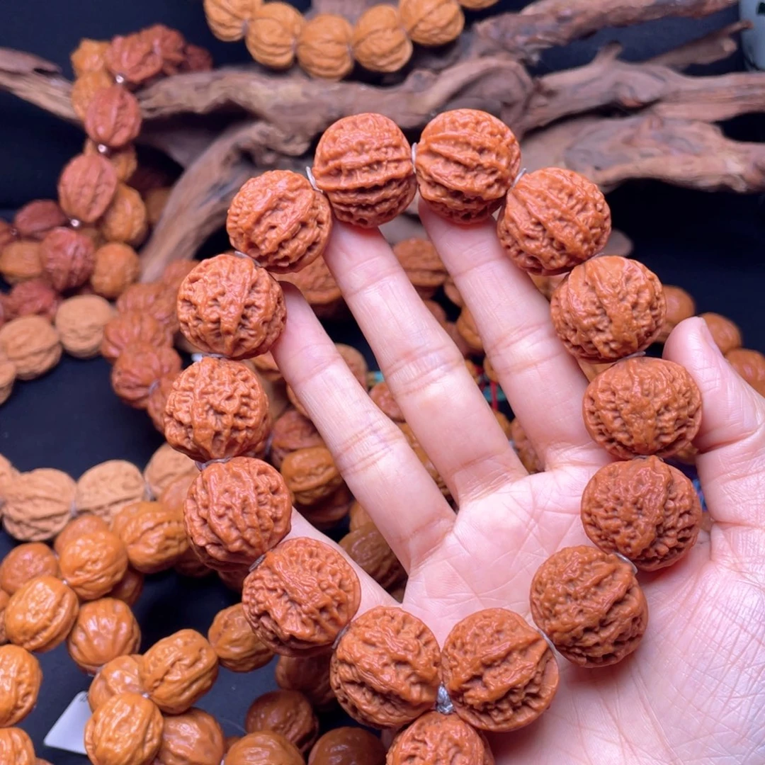 文玩核桃手串23➕红皮龙脊