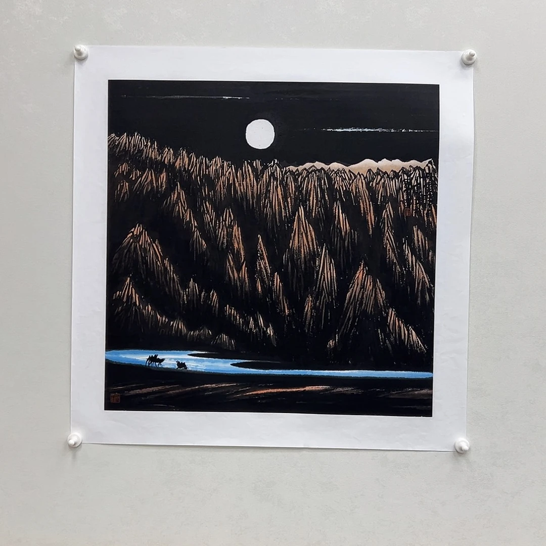 国画周全四尺斗方70*70精品佳作