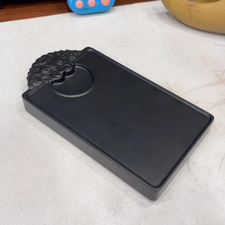 心*易砚老坑黑玉岩