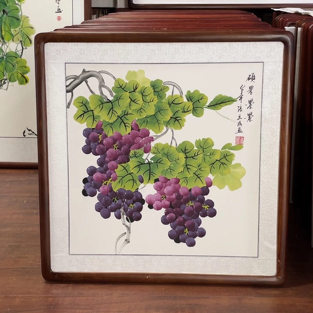 国画带框尺寸63*63厘米