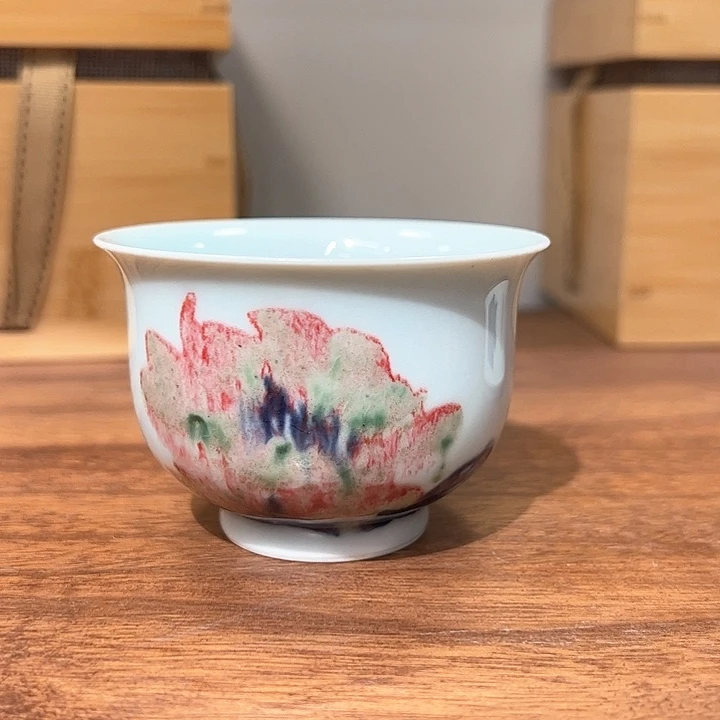 青花釉里红色差放漏100c c
