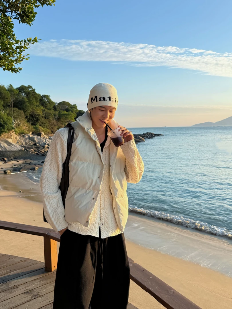 F.S 25A/W【绞花超细绵羊毛针织】设计绵羊毛松弛通勤亲肤保暖毛衣