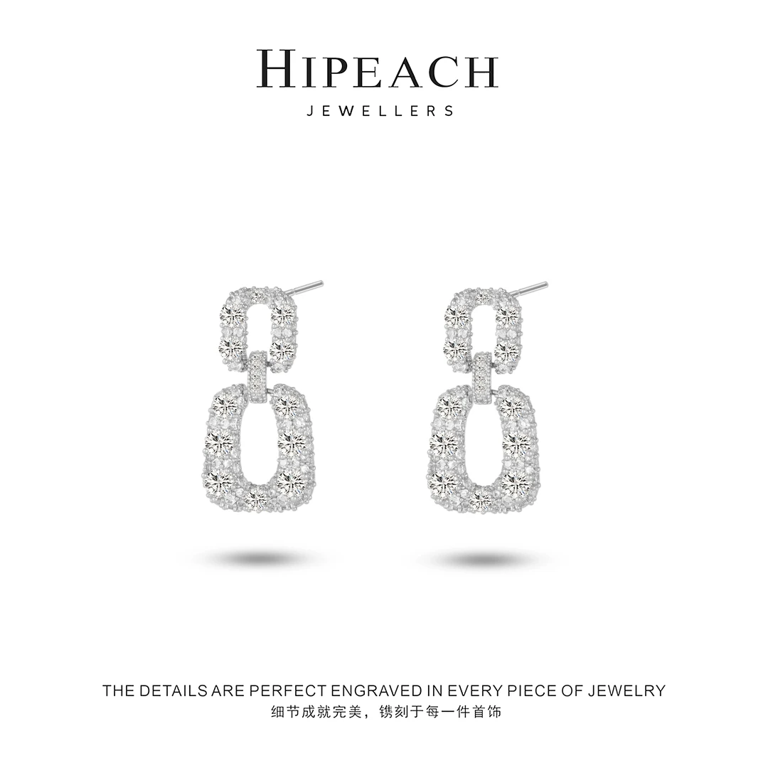 镀K金 闪闪凝光耳环HTYB0168