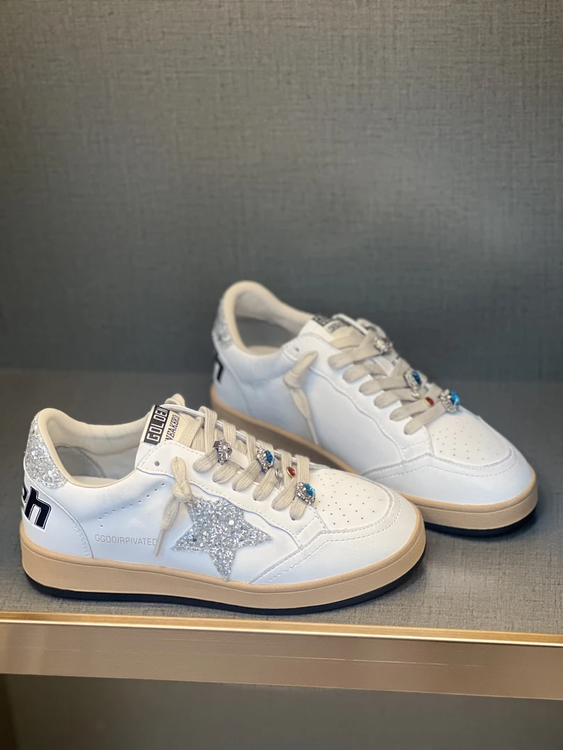 【唯品专属】205-154亮片星星复古做旧小脏鞋休闲百搭女平底鞋