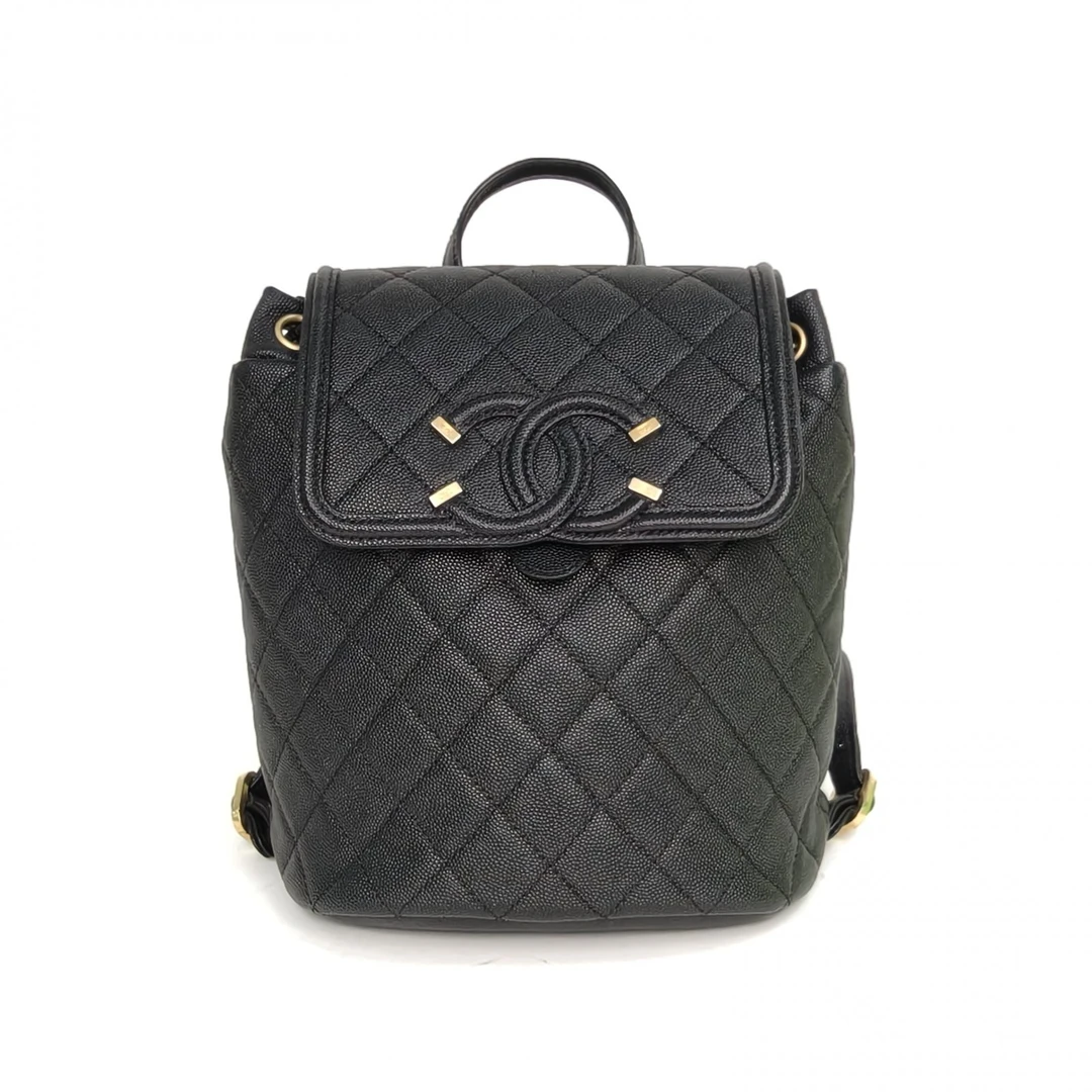 95新 Chanel/香奈儿 【攀攀双双】28开 双肩包 双C大LOGO