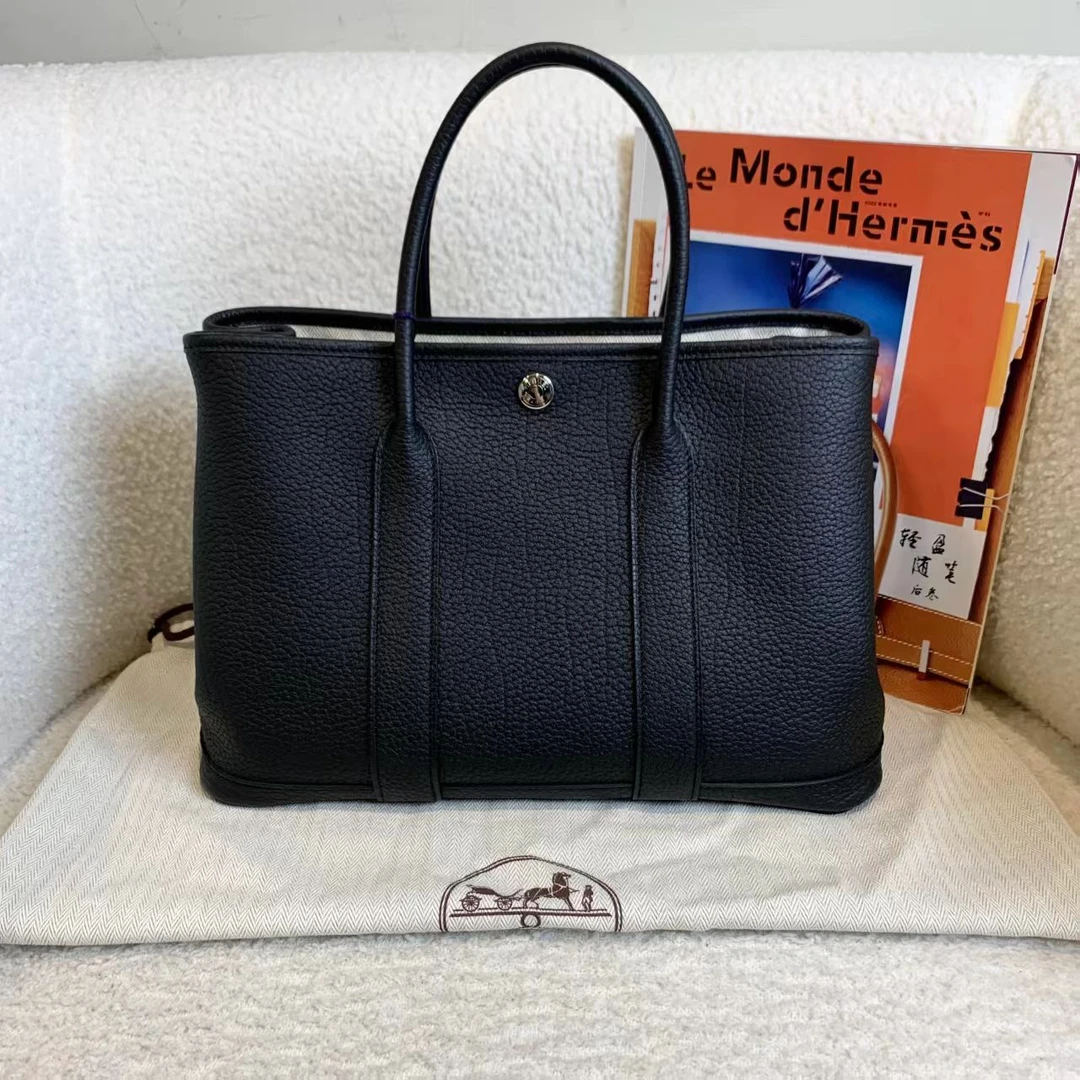 99新 Hermes/爱马仕 壹臻/Hermes 黑银花园30 W刻  40340445