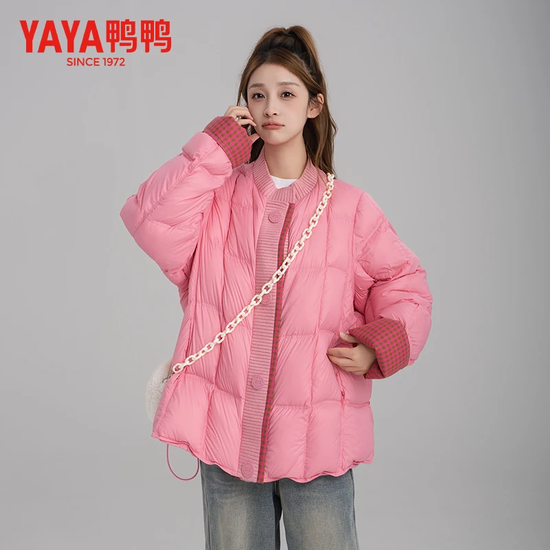 YAYA/鸭鸭YAYA/鸭鸭时尚休闲柔软舒适羽绒服YE5B609982X