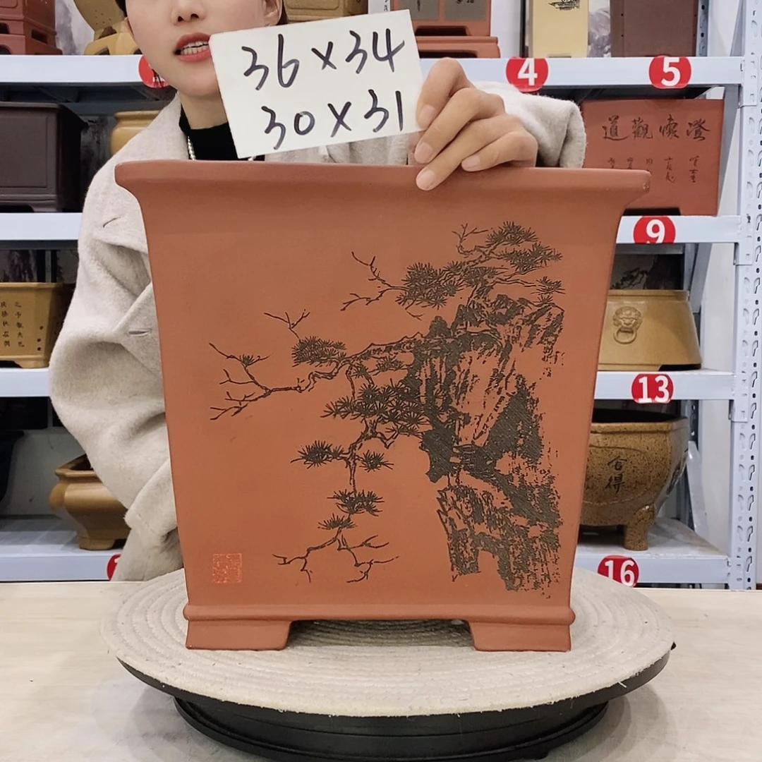 紫砂花盆紫砂花盆