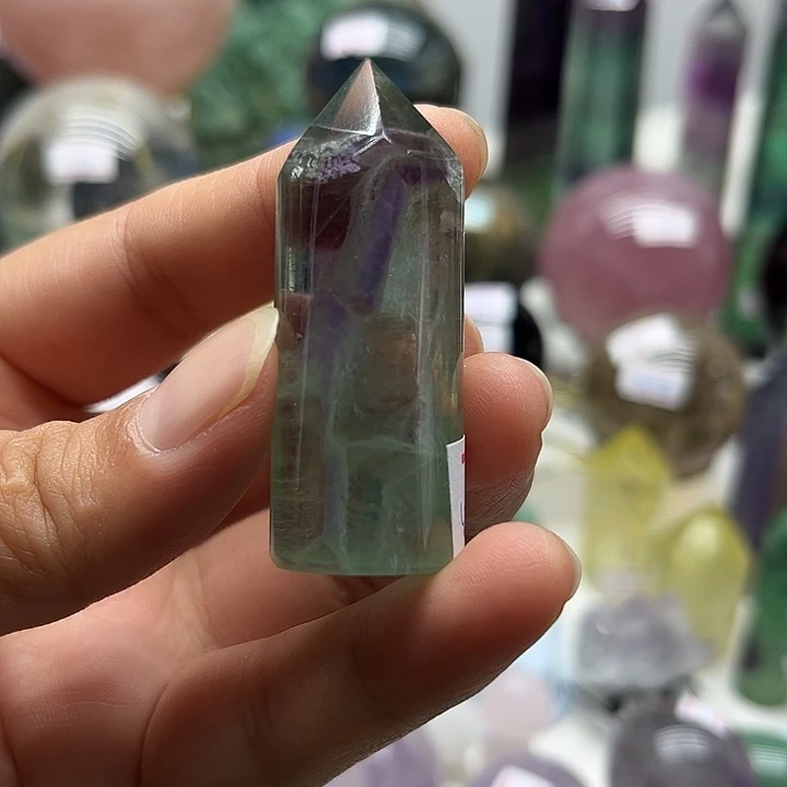 42克萤石柱未镶嵌萤石