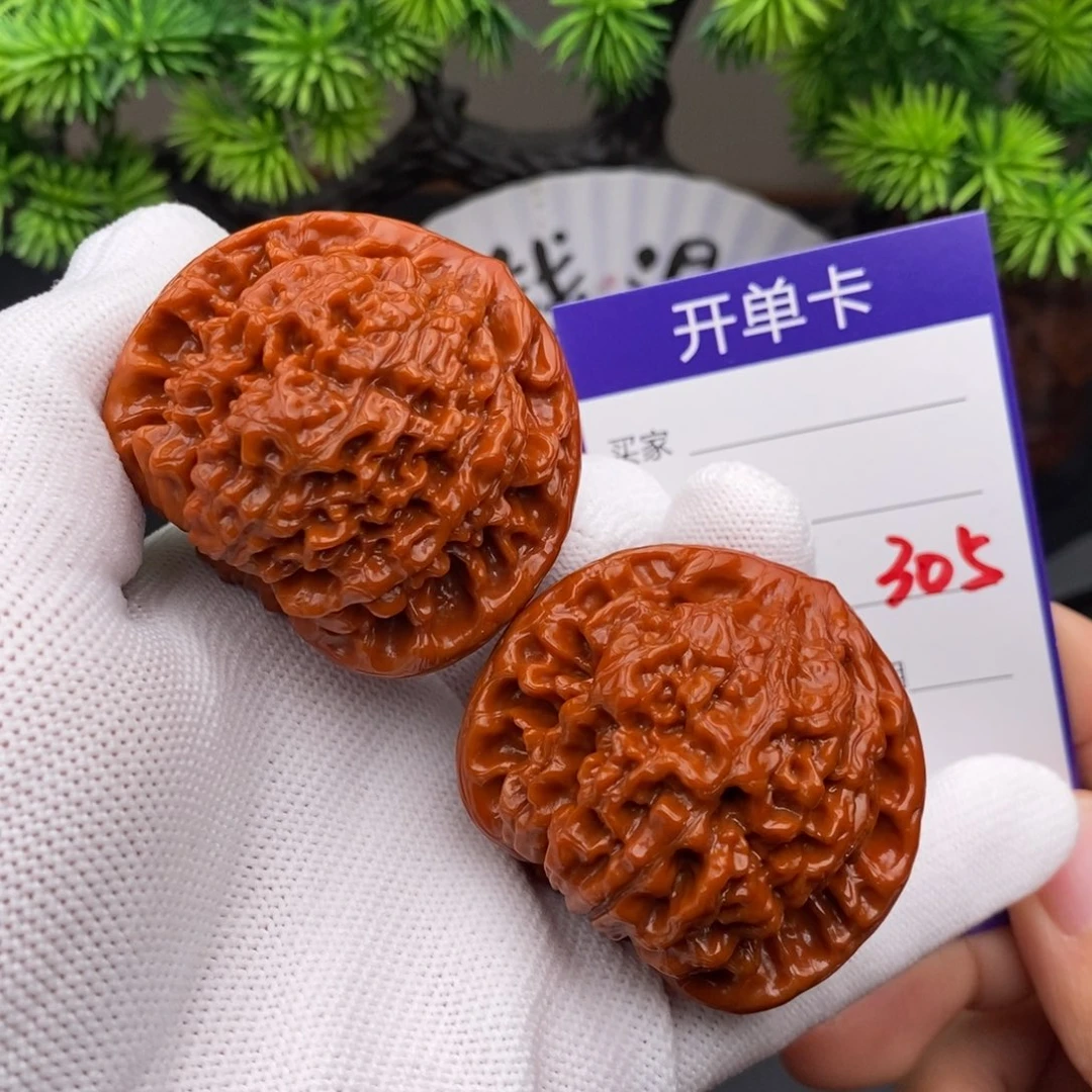 文玩核桃把件47官帽305