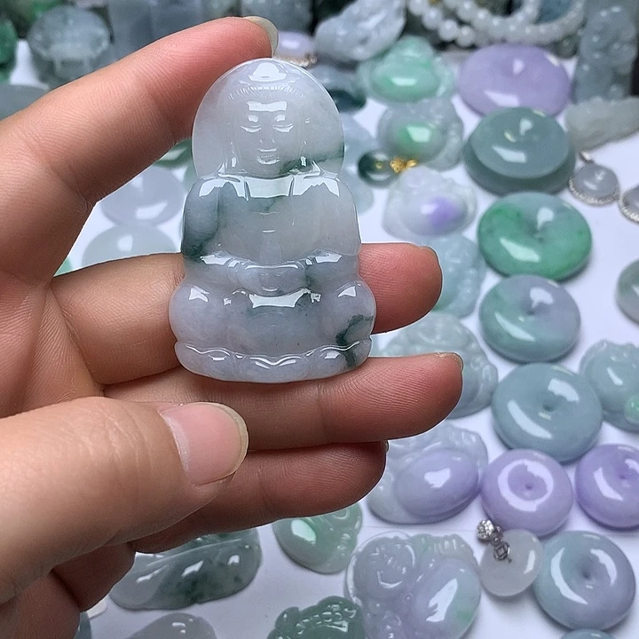 翡翠未镶嵌颈饰天然翡翠