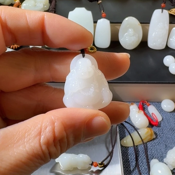 和田玉（白玉）颈饰未镶嵌?*