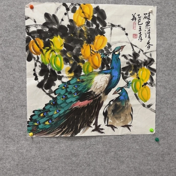 国画花鸟等多种鸟类的