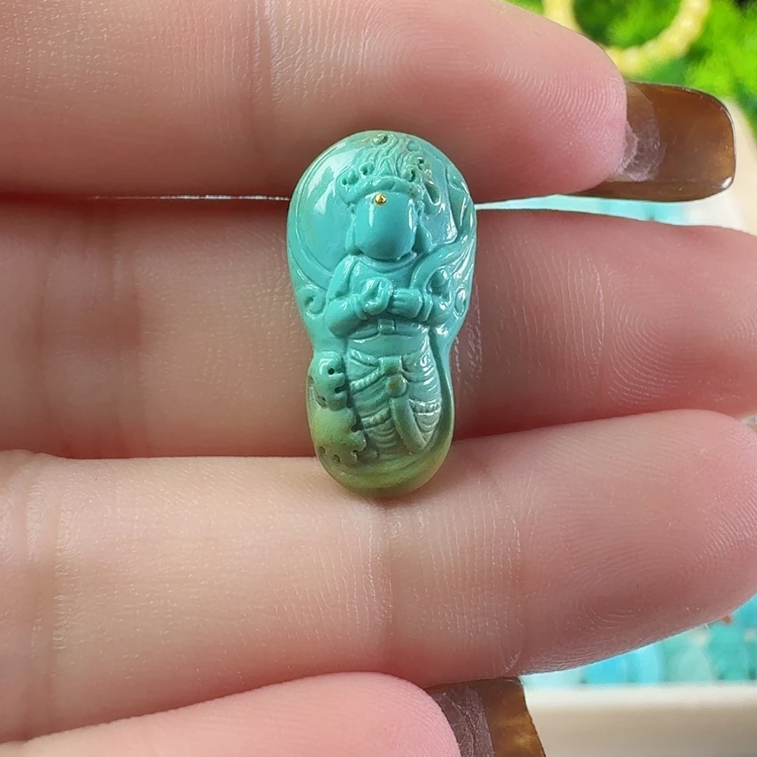 绿松石未镶嵌颈饰