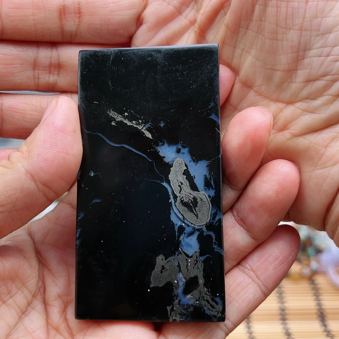 硅化玉珠宝半成品合金山*