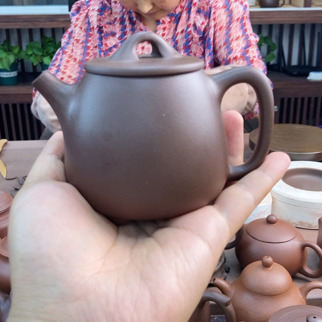 茶壶紫砂紫泥高瓢