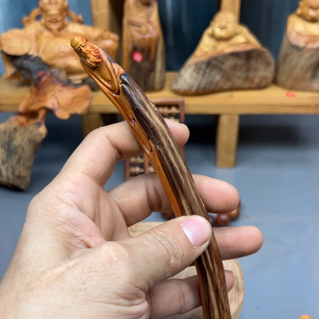 林***肆木崖柏木摆件手把件