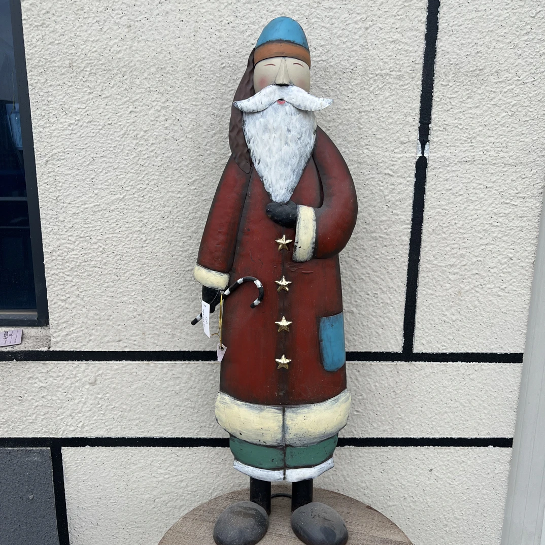 铁艺圣诞老人摆件71*24