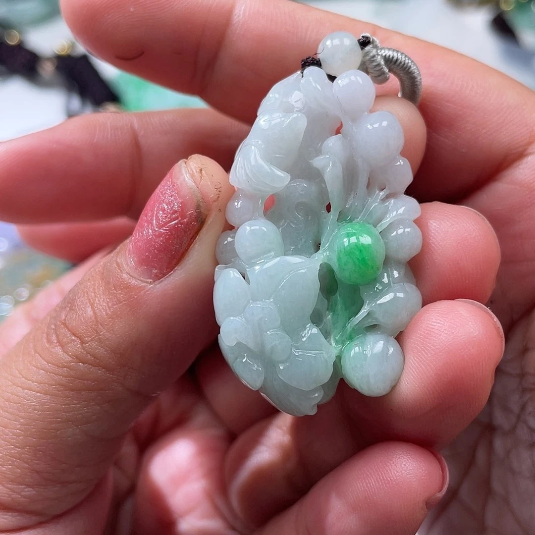颈饰未镶嵌翡翠翡玉缘翡翠