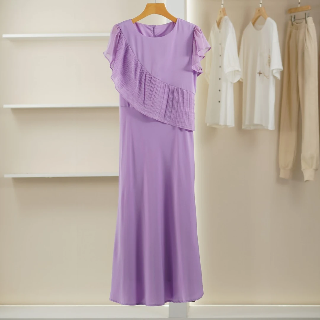 麦迪尚品【深圳原创】4042229 夏季时尚设计感短袖连衣裙品牌撤柜