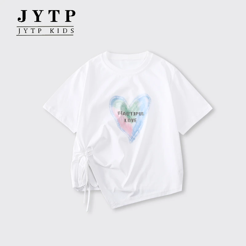 夏季新款女童辣妹T短袖休闲宽松洋气炸街童装舒适zb5581简约童品