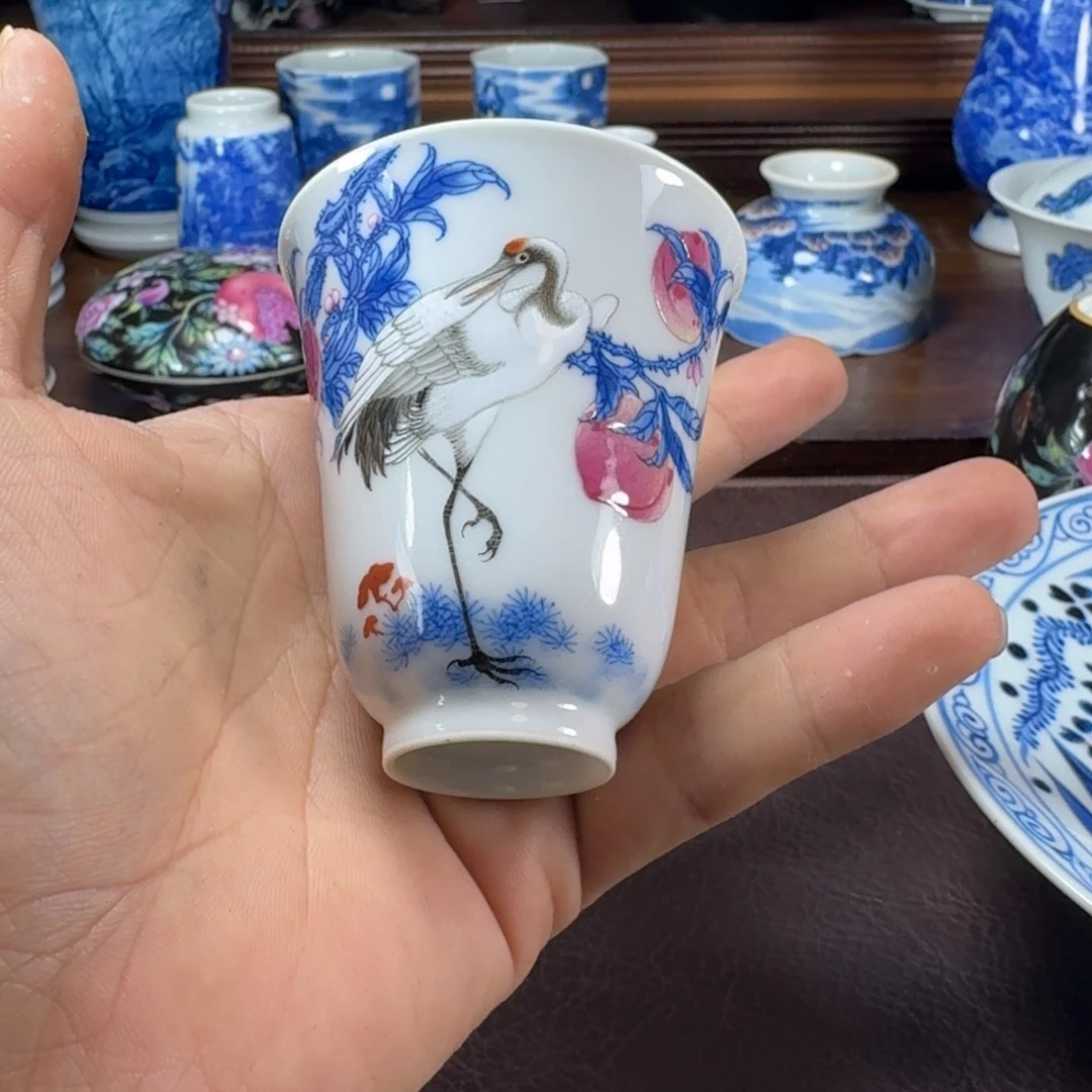 f***e瓷片当代景德镇陶瓷手绘茶具