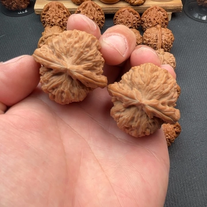 把件文玩核桃白狮子38