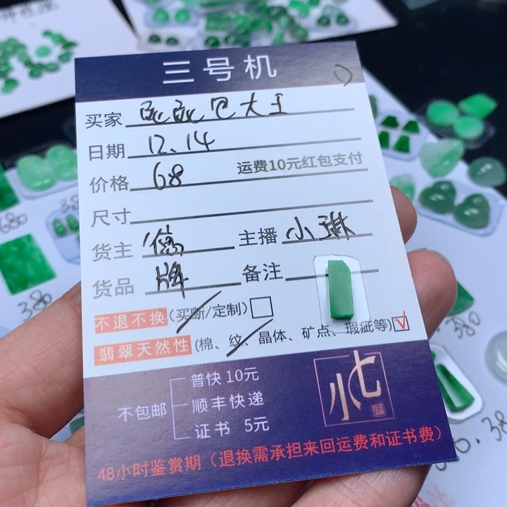 颈饰未镶嵌翡翠屁****?翡翠