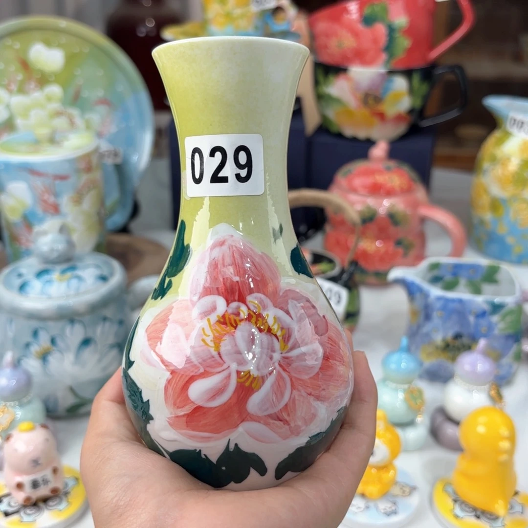 景德镇手绘高温釉下彩陶瓷茶具