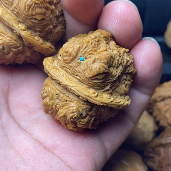 文玩核桃把件炎*爆金蟾