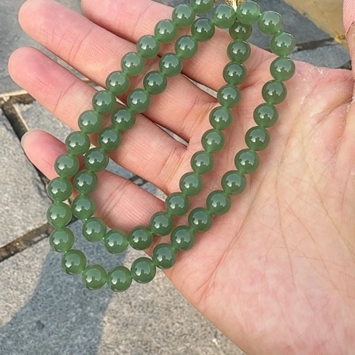 和田玉未镶嵌项链