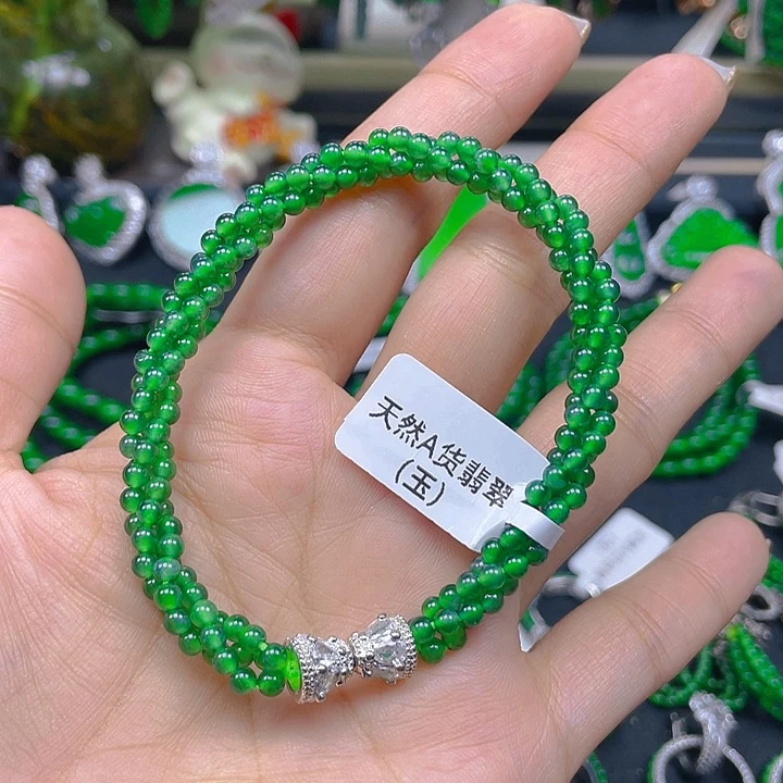 未镶嵌手链翡翠麻花手链3