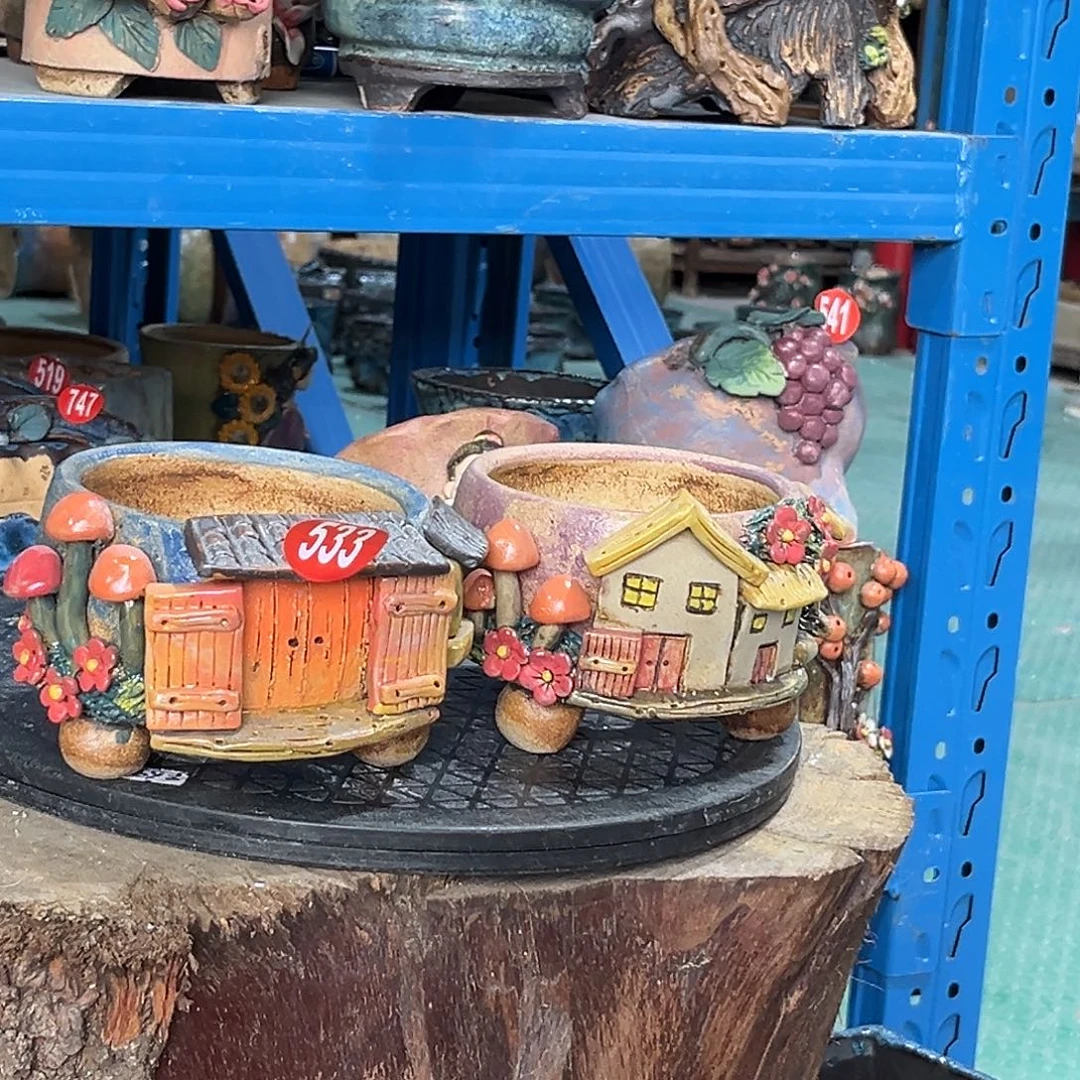 微瑕533 号陶然花器手工花盆