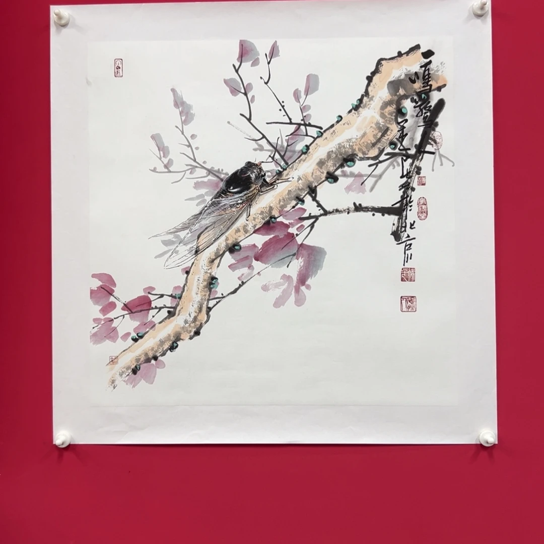 国画柳平4平尺精品精品