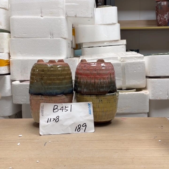 粗陶多肉花盆微瑕451