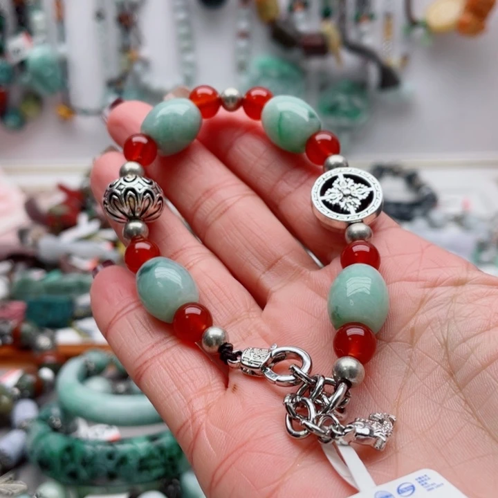 翡翠未镶嵌手链手链