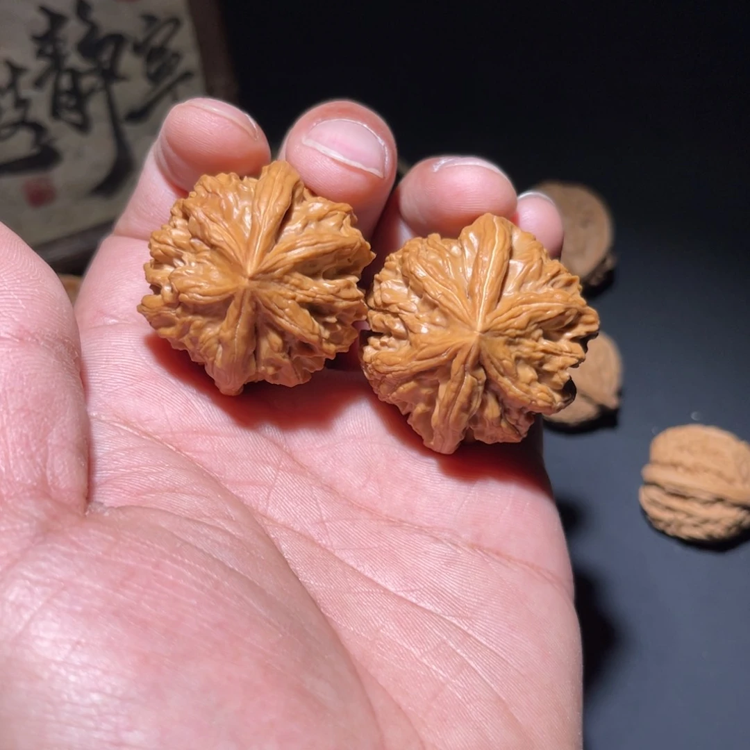 文玩核桃把件H**.桃花谷