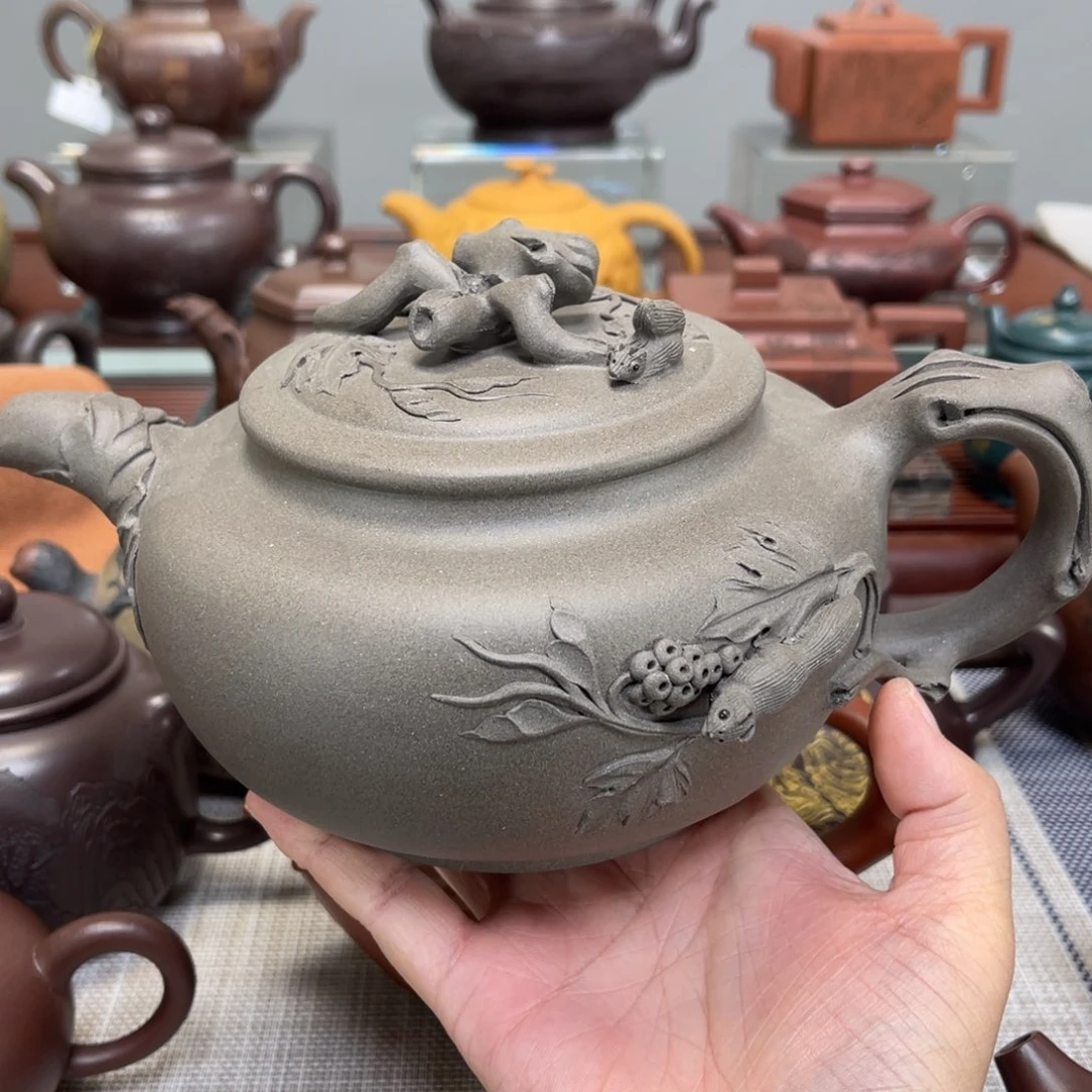 紫砂茶壶马**唬高货放漏