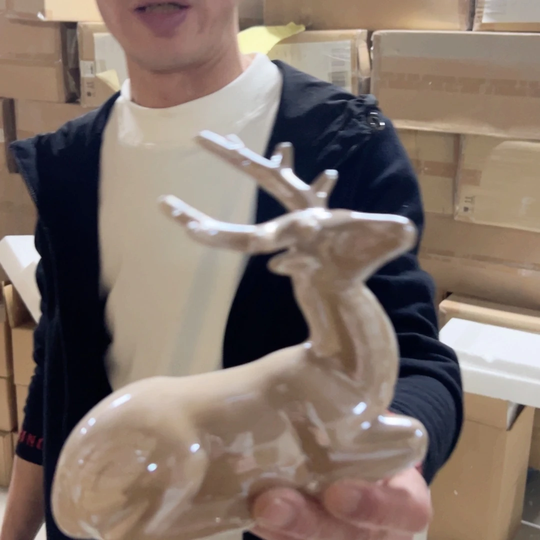 红陶红陶红陶红陶陶瓷鹿