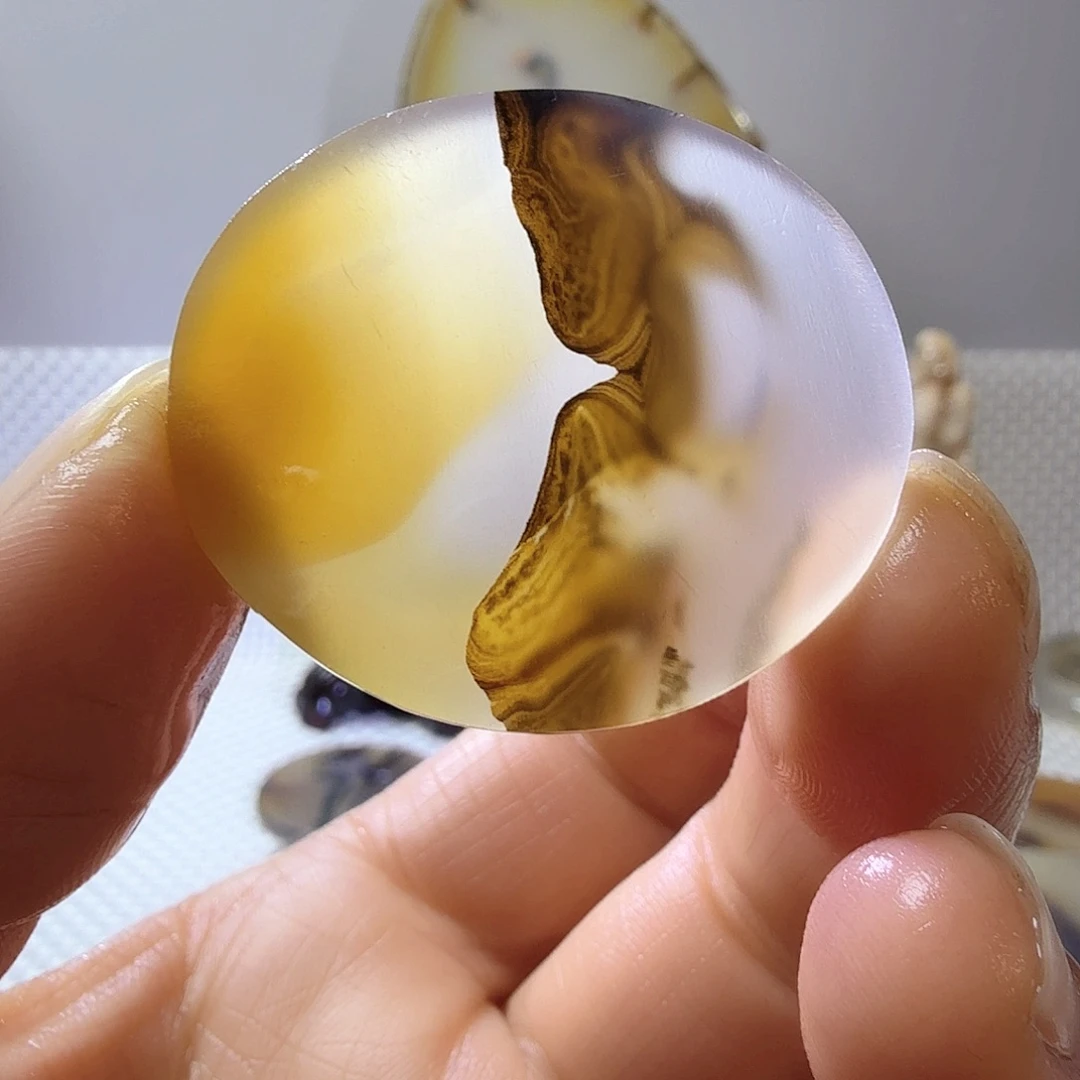 玛瑙/玉髓未镶嵌吊坠(不含链)