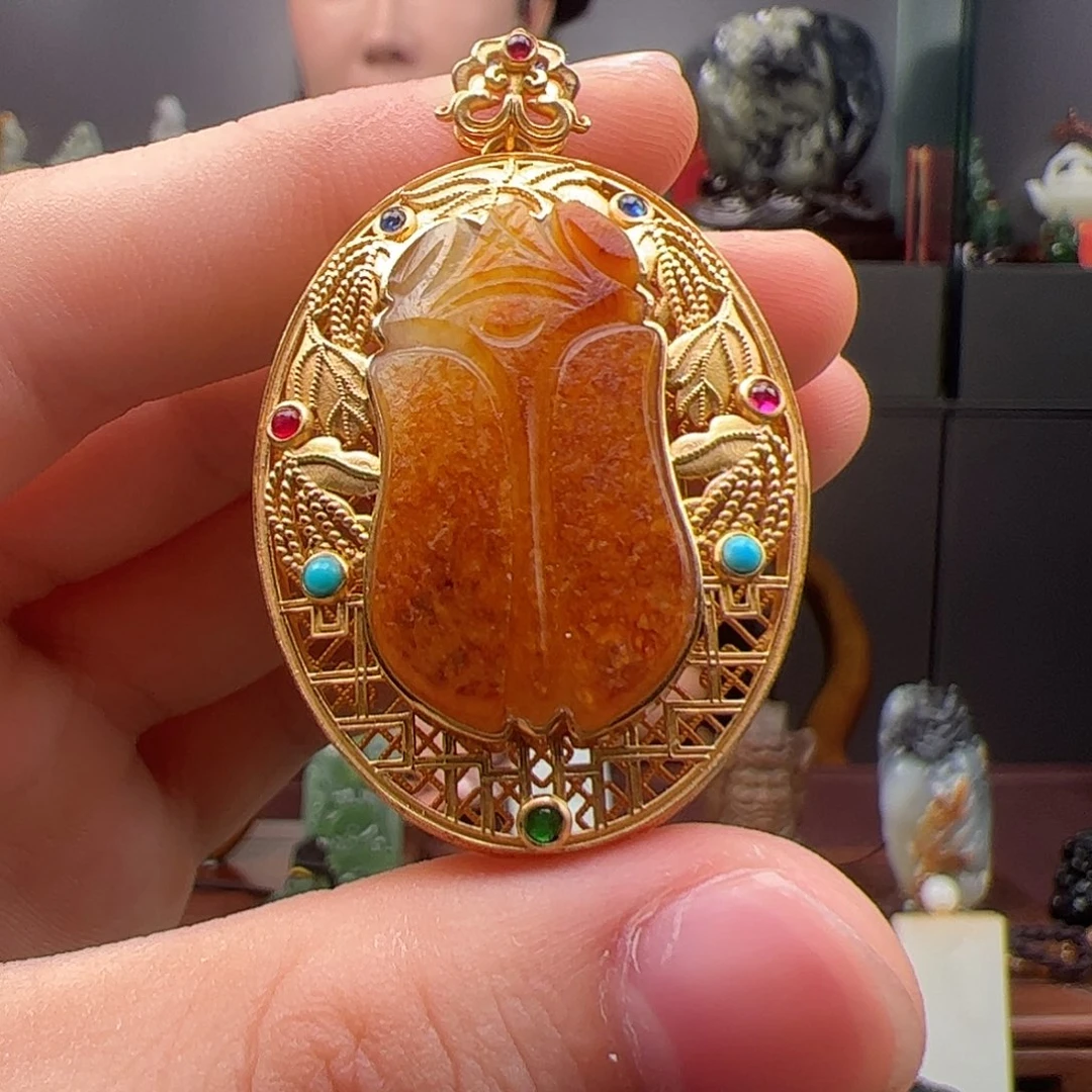 和田玉未镶嵌摆件