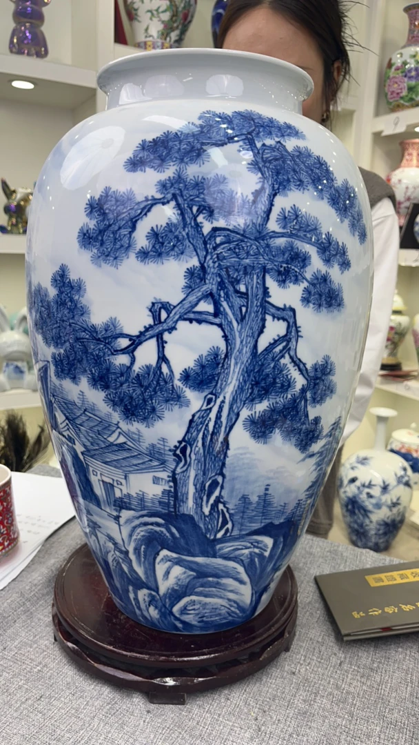 景德镇市高温陶瓷花瓶  王老师